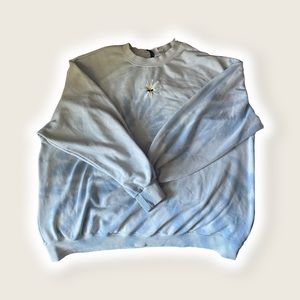 H&M to all the boys i loved before blue tye dye crew neck XL